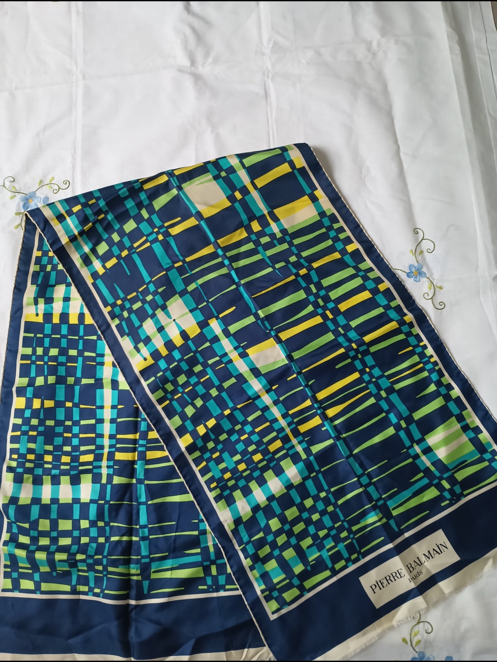 The Pierre Balmain silk scarf